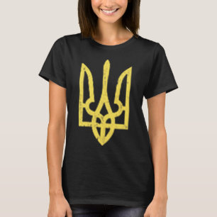 Camiseta Símbolo de Trident Ucraniano - Patriota de Suporte
