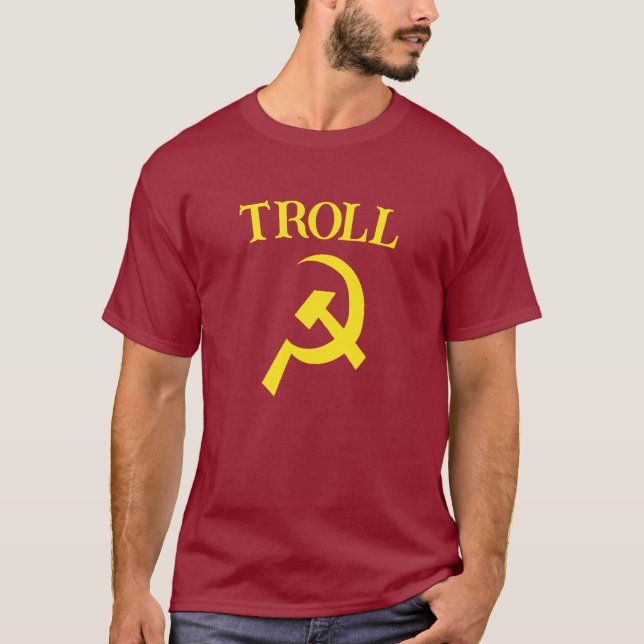 Camiseta Símbolo de Troll russo T-Shirt (Frente)