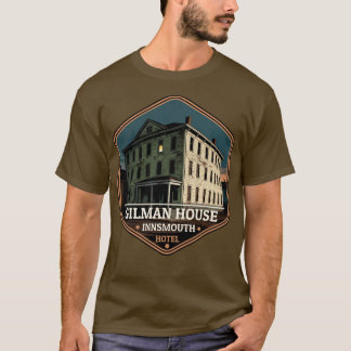 Camiseta Símbolo de Viagem Vintage do Hotel Innsmouth Gilma