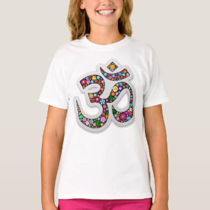 Camiseta Símbolo de Yoga Floral Namaste