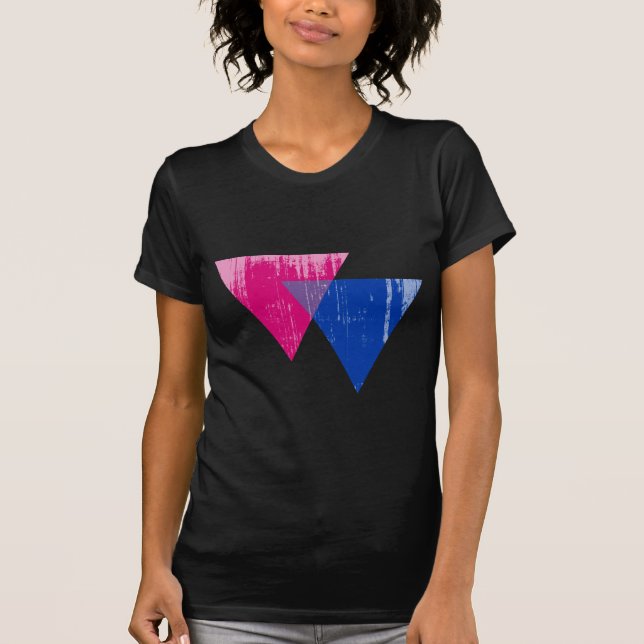 Camiseta Símbolo distressed.png do Bisexuality (Frente)