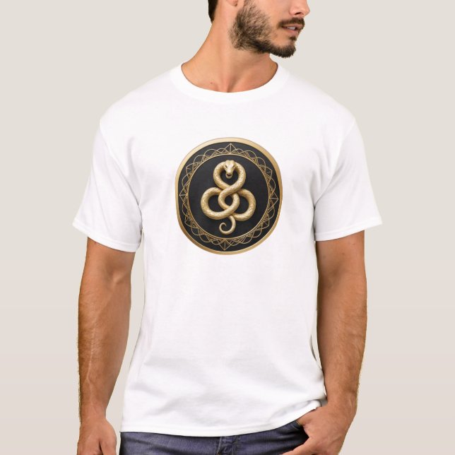Camiseta Símbolo ✨ do Ano do Cobra (Frente)