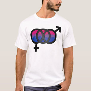 Camiseta símbolo do Bisexual 3D