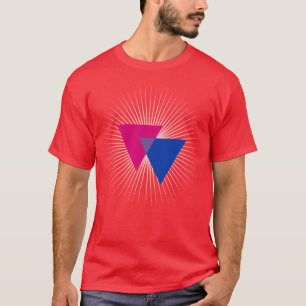 Camiseta Símbolo do Bisexuality