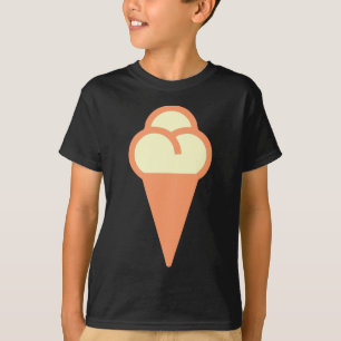 Camiseta Símbolo do cone de gelado