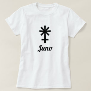 Camiseta símbolo do ⚵ do asteroide Juno