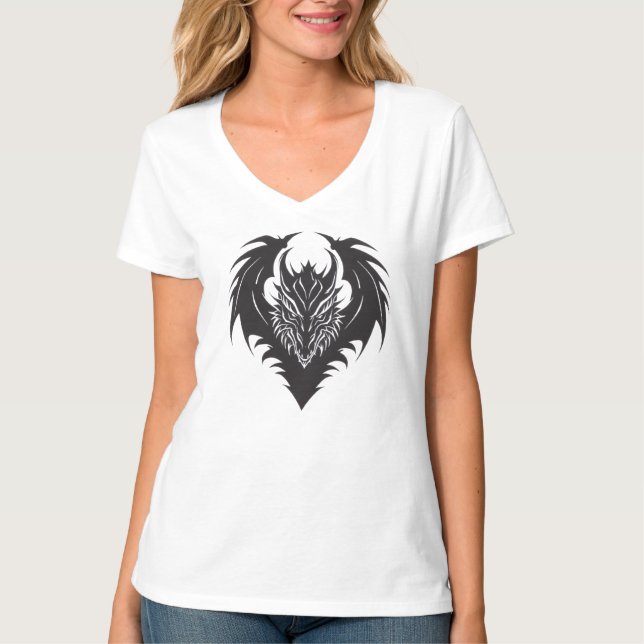 camiseta símbolo do dragão (Frente)