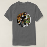 símbolo do dragão e tigre yin yang