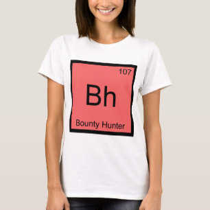Camiseta Símbolo do Elemento Químico Caçador de Re