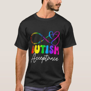 Camiseta Símbolo do Infinito de Aceitação Conscientização d