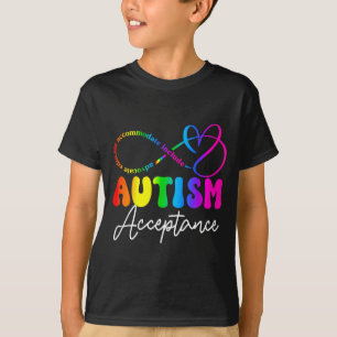 Camiseta Símbolo do Infinito de Conscientização e Aceitação