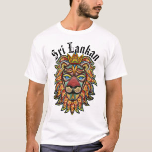 Camiseta Símbolo do Leão do Sri Lanka