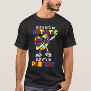 Camiseta Símbolo do Mês de Conscientização do Autismo Peça