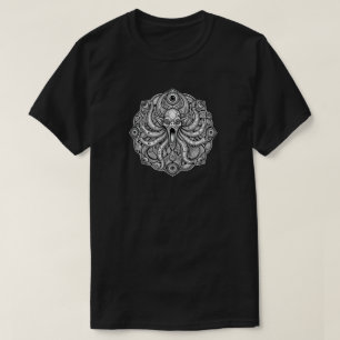 Camiseta Símbolo do Necronomicon Cthulhu Magnum Tenebrosum