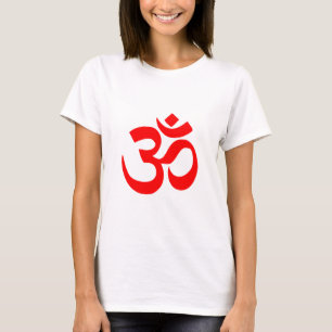 Camiseta Símbolo do OM Shanti OM Aum Namah Shivay Omkara