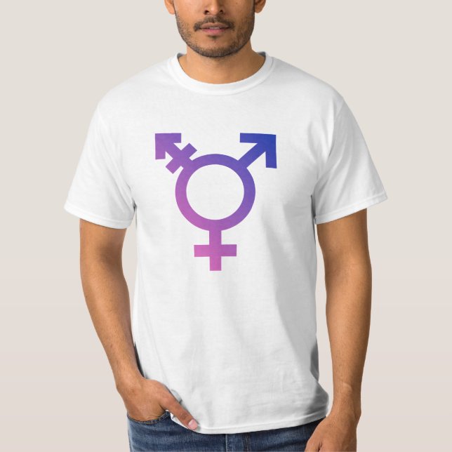 Camiseta Símbolo do Orgulho Trans (Frente)