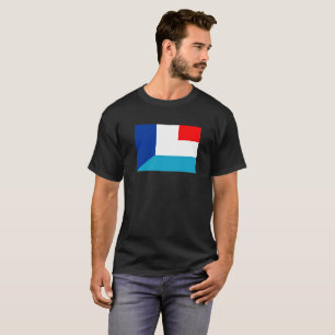 Camiseta símbolo do país de pavilhão luxemburgo