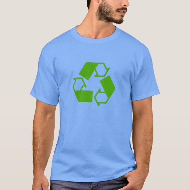 Camiseta Símbolo do reciclagem (Frente)