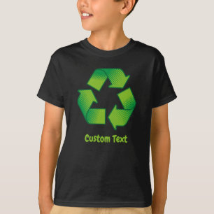 Camiseta Símbolo do reciclagem