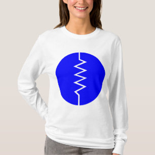 Camiseta Símbolo do resistor - circundado