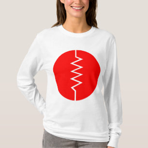 Camiseta Símbolo do resistor - circundado