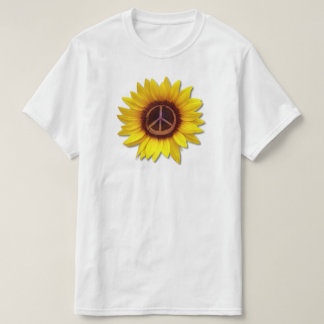 Camiseta Símbolo do Sol da Paz da Ucrânia Sinal de Amor Ant