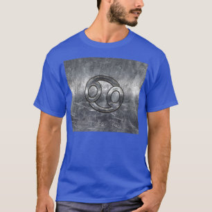 Camiseta Símbolo do zodíaco do cancer na decoração afli