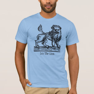 Camiseta Símbolo do Zodíaco Leão da Renascença Medieval