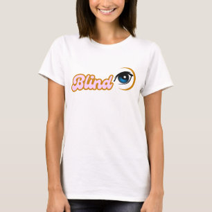 Camiseta símbolo dos olhos cegos
