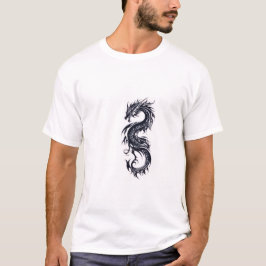 camiseta símbolo dragão