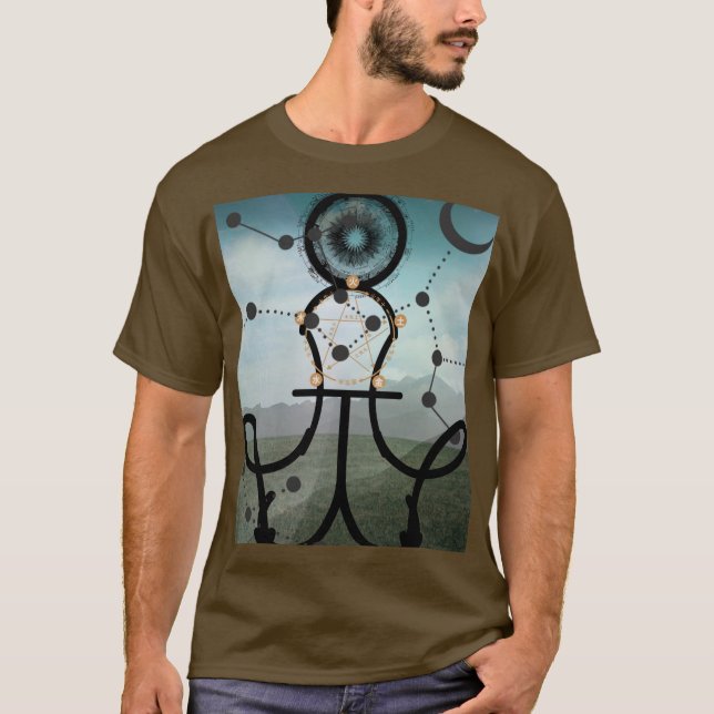 CAMISETA SÍMBOLO E CÓSMICO ASTRAL (Frente)