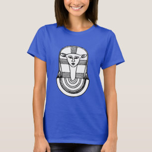 Camiseta Símbolo Egípcio: Hathor