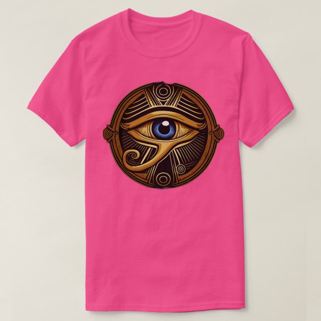 Camiseta Símbolo Egípcio Olho de Ra (Frente do Design)