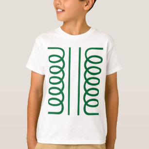 Camiseta Símbolo elétrico do transformador