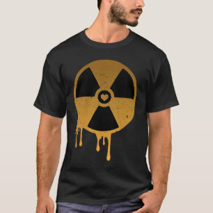Camiseta Símbolo Energético Radioativo Renovável Nuclemente