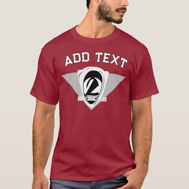Camiseta Símbolo Espacial Alien Número 2 (Frente)