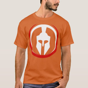 Camiseta Símbolo Espartano da Lua Vermelha