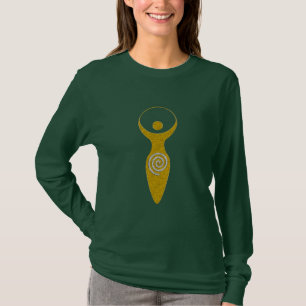 Camiseta Símbolo Espiritual - Deusa Da Terra Gaya 1 Flamele