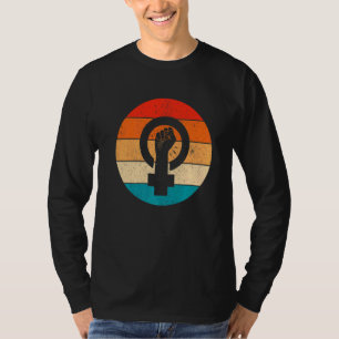 Camiseta Símbolo Feminista Empoderamento para Igualdade Fem