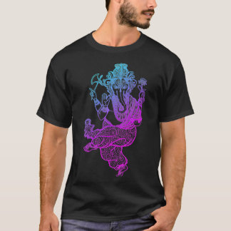Camiseta Símbolo Ganesh Yoga Hindu ElephMen Medita