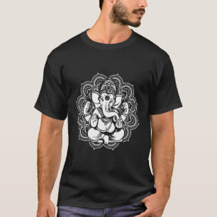 Camiseta Símbolo Ganesh Yoga Hindu Meditação