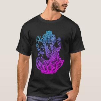 Camiseta Símbolo Ganesh Yoga Hindu Men Elephant Medita