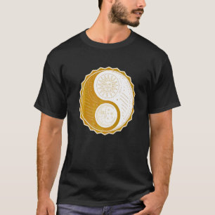 Camiseta Símbolo Grunge Estética Escura Yin Yang Oculista P
