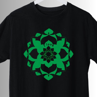 Camiseta Símbolo Heart Chakra Green Anahata Yoga
