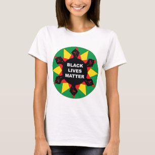 Camiseta Símbolo hexano de protesto, vida negra é importa