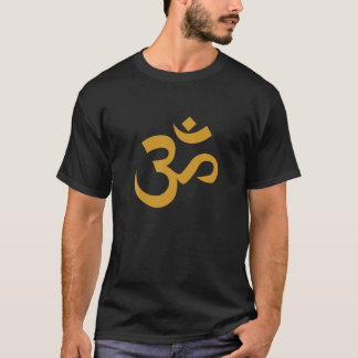 Camiseta Símbolo Hindu de Meditação Om Yoga Aum Ohm