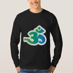 Camiseta Símbolo Hindu Om Aum Sanskrit Gb