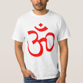 Camiseta Símbolo Hindu OM - Vermelho