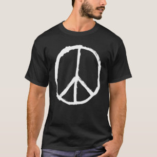 Camiseta Símbolo Hippie do Sinal de Paz Paz e Amor Pacifist