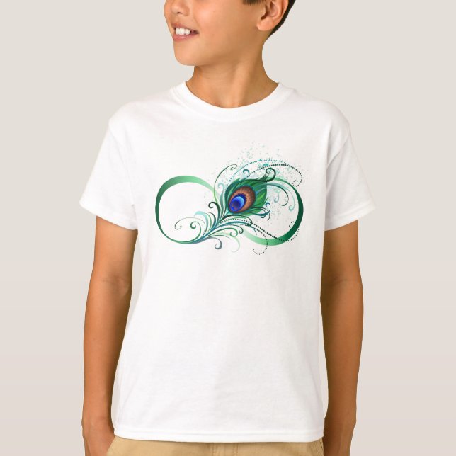Camiseta Símbolo Infinito com Pavão (Frente)